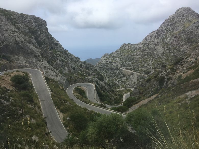 Beroemde haarspeldbochten naar Sa Calobra, Mallorca